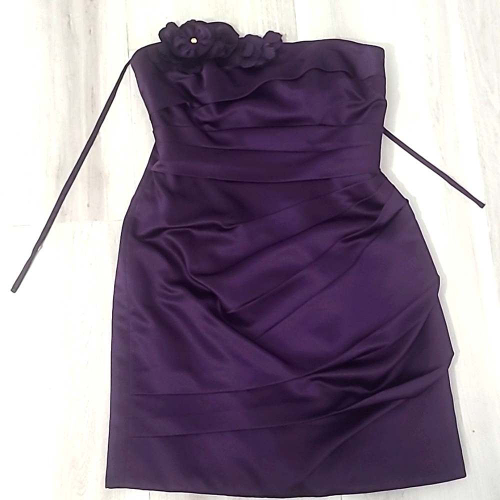 Davids Bridal Purple Dress